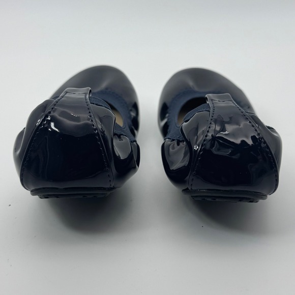 Yosi Samra Ballet Flats Navy Patent Leather‎ Girls Shoes Size 1 - Picture 8 of 9